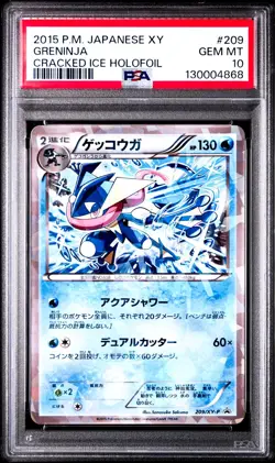 Greninja 209/XY-P Pokemon Cracked Ice Promo Japanese PSA 10 Gem Mint - Image 1