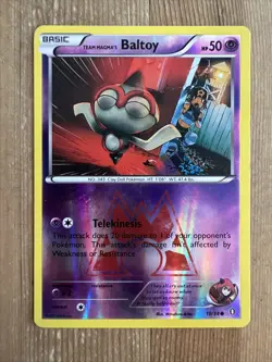 TEAM MAGMA'S BALTOY - 10/34 - COMMON - REVERSE HOLO LP TCG Pokemon - Image 1