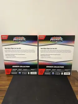 Pokemon TCG Prismatic Evolutions S&V Binder Collection Box Sealed X 2 - Image 4