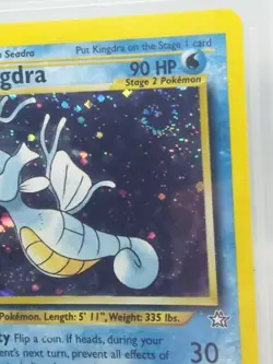 Kingdra 1ST Edition 8/111 Pokemon Neo Genesis Holo - BGS MINT 9 - 2000 W/Swirl! - Image 4
