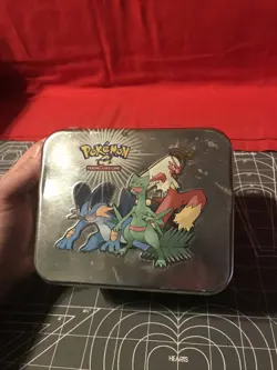 Vintage 2003 Pokemon TCG Generation 3 EX Ruby & Sapphire Tin Used - Image 1