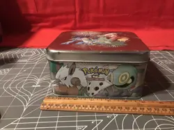 Vintage 2003 Pokemon TCG Generation 3 EX Ruby & Sapphire Tin Used - Image 5