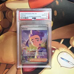 Pokemon Kieran 174/131 Prismatic Evolutions Trainer Special Illustration Rare P… - Image 1
