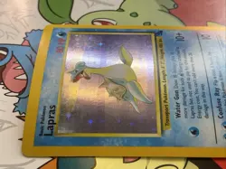 Pokemon TCG: 1999 Fossil Unlimited Lapras 10/62 Holo Rare MP/DMG - Image 3