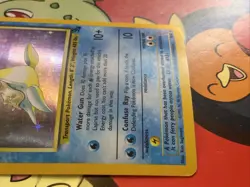 Pokemon TCG: 1999 Fossil Unlimited Lapras 10/62 Holo Rare MP/DMG - Image 4