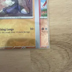 Pokemon TCG Misprint Error Miscut NFC Drilbur Reverse Holo NM Obsidian Flames - Image 4