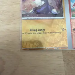 Pokemon TCG Misprint Error Miscut NFC Drilbur Reverse Holo NM Obsidian Flames - Image 5