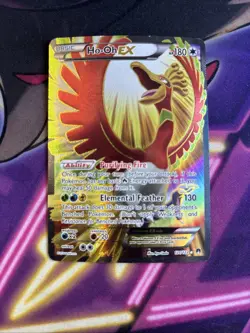 Ho-Oh EX 121/122 Rare Ultra BREAKpoint Pokemon MP - Image 1