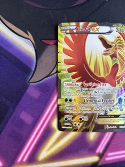 Ho-Oh EX 121/122 Rare Ultra BREAKpoint Pokemon MP - Image 2