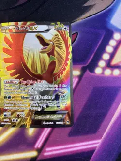 Ho-Oh EX 121/122 Rare Ultra BREAKpoint Pokemon MP - Image 3