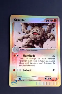 Graveler Stage 1 Pokemon TCG Expedition Rare Reverse Holo 30/97 - Image 1