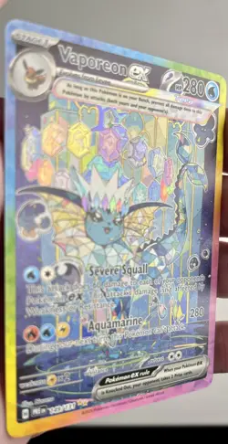 Pokemon TCG Vaporeon EX Sir 149/131 Prismatic Evolutions NM/MT Condition - Image 3