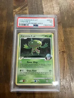 Graded PSA 7 2009 Pokemon D&P Carnivine G Black Star Promo-Holo #DP42 - Image 1