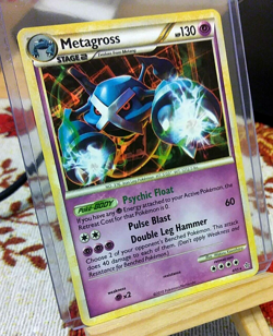 POKEMON Metagross 4/95, HS Unleashed Set, HOLO, RARE, NM Condition - Image 2