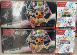 Pokemon Prismatic Evolutions Surprise Box & Booster Bundle X2 Sams Club - Image 1