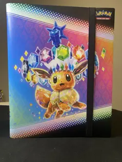 Pokemon Prismatic Evolutions Eevee Binder Collection **BINDER ONLY** Lot Of 2x - Image 1