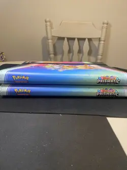 Pokemon Prismatic Evolutions Eevee Binder Collection **BINDER ONLY** Lot Of 2x - Image 2