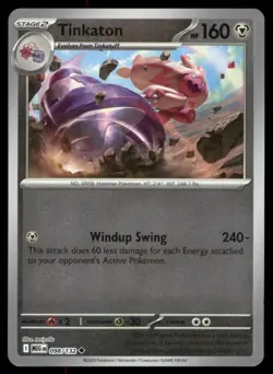 Pokemon TCG Pokemon Tinkaton Tinkaton Uncommon Regular Reverse Holo - Image 1