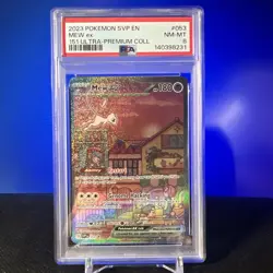 2023 Pokemon TCG 151 Ultra Premium Collection Mew ex Promo 053 PSA 8 - Image 1