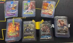 Lot Of (68) One Piece Promo Illustration Box 5&6 And Tins Luffy, Trafalgar - Image 1
