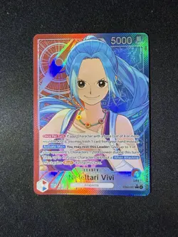 One Piece English EB03-001 Nefeltari Vivi (L) Leader Alt Art Heroines Edition - Image 1