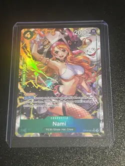 One Piece CCG Nami Alternate Art OP14-031 The Azure Sea's Seven English - Image 1