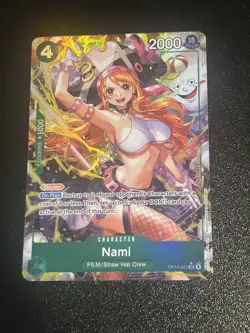 One Piece CCG Nami Alternate Art OP14-031 The Azure Sea's Seven English - Image 2