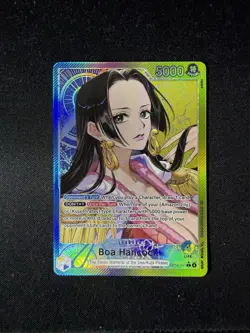 One Piece The Azure Sea’s Seven OP14-041 Boa Hancock Alt Art Leader English - Image 1
