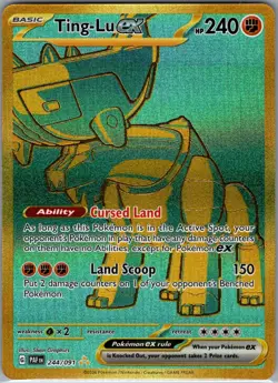 Ting-Lu ex 244/091 SV: Paldean Fates - Pokemon Card - NM - Image 1