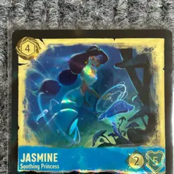 Disney Lorcana Whispers in the Well Jasmine Soothing Princess Foil 149/204 NM - Image 5