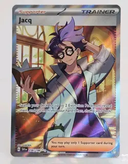 Pokemon Card - Jacq Scarlet & Violet Base Set 236/198 Ultra Rare - Image 1