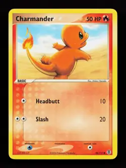 Charmander 58/112 Common FireRed & LeafGreen Pokemon Card - Image 1