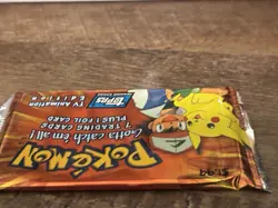 Pokemon Topps TV Animation Edition Sealed Pack 1999 7 Cards Foil Pikachu Ash - Image 3