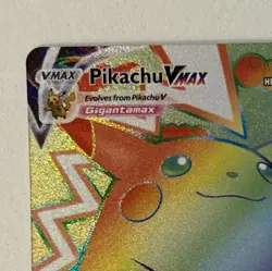 Pokemon Pikachu Vmax 188/185 Vivid Voltage SWSH NM 2020 Secret Rare Rainbow Card - Image 2