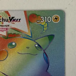 Pokemon Pikachu Vmax 188/185 Vivid Voltage SWSH NM 2020 Secret Rare Rainbow Card - Image 3