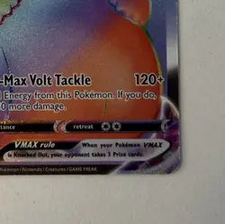 Pokemon Pikachu Vmax 188/185 Vivid Voltage SWSH NM 2020 Secret Rare Rainbow Card - Image 5