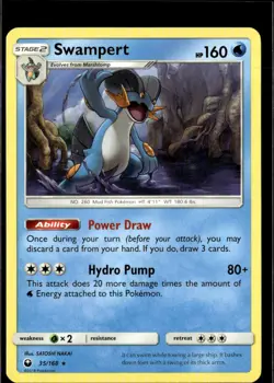 Pokemon Swampert 35/168 Celestial Storm Non Holo Rare 4 Card Lot - Image 1