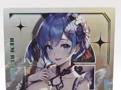 Goddess Story - Anime Waifu Thermal Trading Card - Rem - Image 1