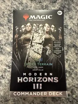 Modern Horizons 3 MTG COMMANDER DECK TRICKY TERRAIN - Image 1