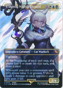 Y'shtola, Night's Blessed (Surge Foil) - Commander: FINAL FANTASY (FIC) - Image 1