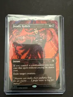 Deadly Rollick (Borderless) Commander Masters Foil - Image 1