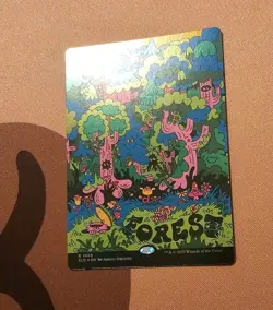 MTG Forest (1949) x1 NM *Rainbow Foil* from Secret Lair Drop Series - Image 2