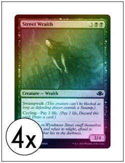4x Street Wraith, Foil, Magic the Gathering, MTG NM - Image 1