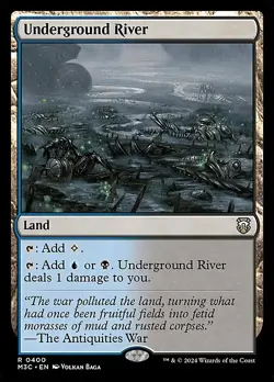 Magic The Gathering MTG UNDERGROUND RIVER Modern Horizons 3 NM Near Mint - Image 1