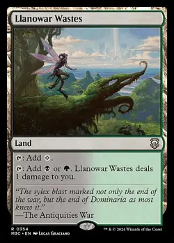 Magic The Gathering MTG LLANOWAR WASTES Modern Horizons 3 NM Near Mint - Image 1