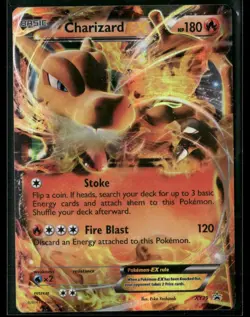 2014 Pokemon Black Star Promo Charizard EX #XY29 Holo Rare LP-MP - Image 1