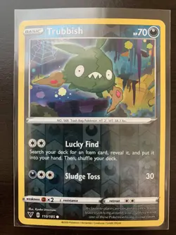 Trubbish 110/185 - Vivid Voltage - Reverse Holo - Pokemon Card - NM New - Image 1