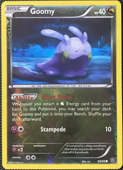 Goomy 58/98 XY - Ancient Origins Reverse Holo - Pokemon Card - Image 1