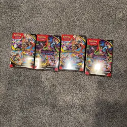Pokemon Phantasmal Flames and Mega E volution Sealed Booster Bundle Box LOT OF 4 - Image 1