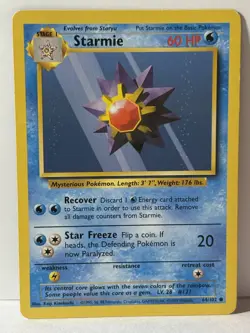 Starmie 064/102 Base Set NM Pokemon Fast Shipping - Image 1